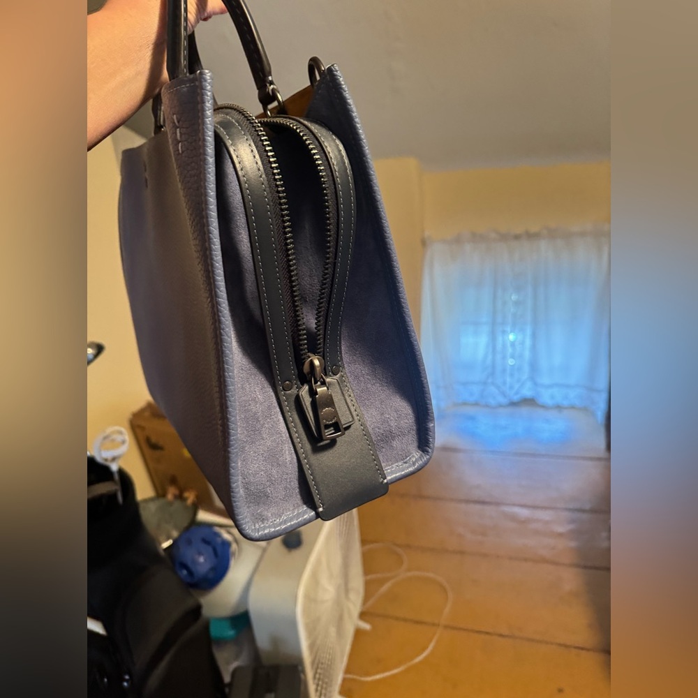 Coach Rogue in Colorblock Washed Chambray - Picture 12 of 14